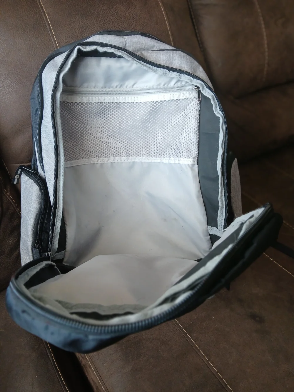 Eastsport Men's Grey and Black Backpack